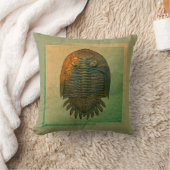 "パレオシック"ネオメタカンサス化石トリロバイト クッション (ブランケット)