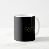 パレオヘブライYahuah コーヒーマグカップ (正面右)