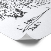 パレガルニエオペラハウス |フランス，パリ ポスター (角)