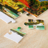 パレスでの夕日 – ハワイのビッグアイランド ジグソーパズル (側面)