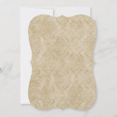 パレスゴールド タン ダマスク 披露宴のみ 招待状 (裏面)