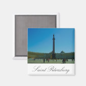 パレススクエアサンクトペテルブルグロシア マグネット (正面/裏面)