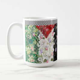 パレスチナで最も可愛いマグカップフローラ地図 コーヒーマグカップ