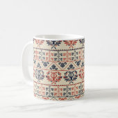 パレスチナとのシームレスなデザインパ伝統的ターン コーヒーマグカップ (正面左)