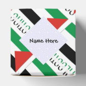 パレスチナとパレスチナの国旗があなたの名前と並ぶ フェイバーボックス (上部)