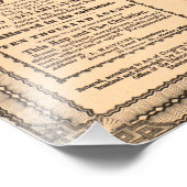 パレスチナと全ての聖書の地図が大きな地図に載っている フォトプリント            (角)