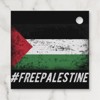 パレスチナと共に自由なパレスチナのスタンド フェイバータグ