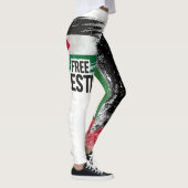 パレスチナと共に自由なパレスチナのスタンド レギンス (右)