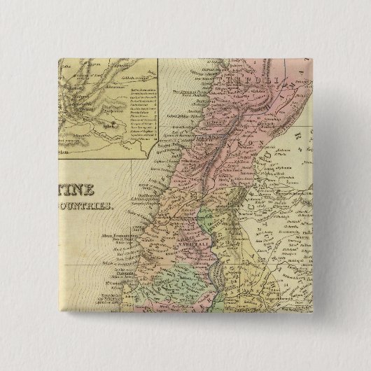 パレスチナと隣接諸国 缶バッジ (正面)