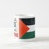 パレスチナに立つ コーヒーマグカップ (中央)
