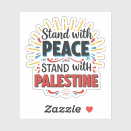 パレスチナに立つ シール