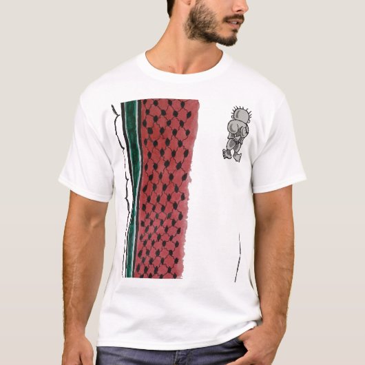 パレスチナに自由を Tシャツ (正面)