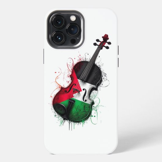 パレスチナのためのビート iPhoneケース (裏面)