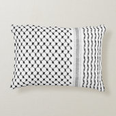 パレスチナのアラビアクフィヤカスタマイズパターン  アクセントクッション (裏面)