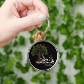 パレスチナのオリーブの木とパレスチナのアラビア語の単語 キーホルダー (手)
