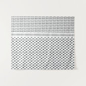 パレスチナのクフィヤカスタム設計 タペストリー (正面(横))