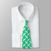 パレスチナのクフィーヤ グリーン グラデーション ネクタイ (タイ)