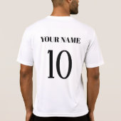 パレスチナのサッカー Tシャツ (裏面)