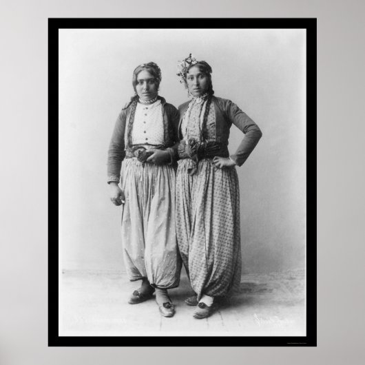 パレスチナのジプシー女性1893 ポスター (正面)