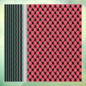 パレスチナのスイカハッタケフィエクフィヤフォーク ウィンドウサイン (シート3)