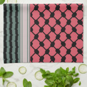 パレスチナのスイカハッタケフィエクフィヤフォーク キッチンタオル (折り畳み)