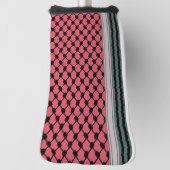 パレスチナのスイカハッタケフィエクフィヤフォーク ゴルフヘッドカバー (回転90)