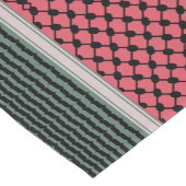 パレスチナのスイカハッタケフィエクフィヤフォーク ショートテーブルランナー (コーナー)