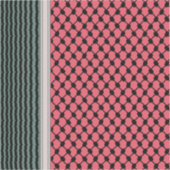 パレスチナのスイカハッタケフィエクフィヤフォーク シール (正面)