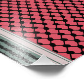 パレスチナのスイカハッタケフィエクフィヤフォーク フォトプリント            (角)