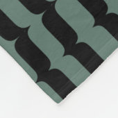 パレスチナのスイカハッタケフィエクフィヤフォーク フリースブランケット (角)