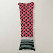 パレスチナのスイカハッタケフィエクフィヤフォーク ボディピロー (正面縦)