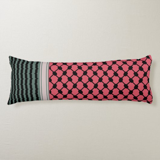 パレスチナのスイカハッタケフィエクフィヤフォーク ボディピロー (正面)