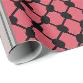 パレスチナのスイカハッタケフィエクフィヤフォーク ラッピングペーパー (ロールコーナー)