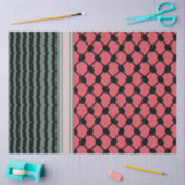 パレスチナのスイカハッタケフィエクフィヤフォーク 薄葉紙 (クラフト)