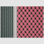 パレスチナのスイカハッタケフィエクフィヤフォーク 薄葉紙 (正面)