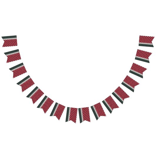 パレスチナのスイカ八田ケフィエ・クフィヤ バンティングフラッグ (全)