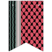 パレスチナのスイカ八田ケフィエ・クフィヤ バンティングフラッグ (第2の旗)