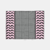 パレスチナのスカーフデザイン買 – パレスティナケフィエ フリースブランケット (正面(横))