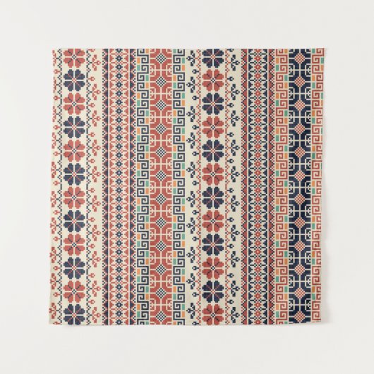 パレスチナのメンバーとのシームレス伝統的なパターン タペストリー (正面(横))