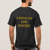 パレスチナのライオン Tシャツ (裏面)