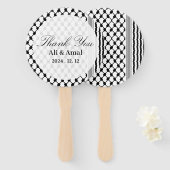 パレスチナの八田ケフィエさん結婚は ハンドファン (正面&裏面)