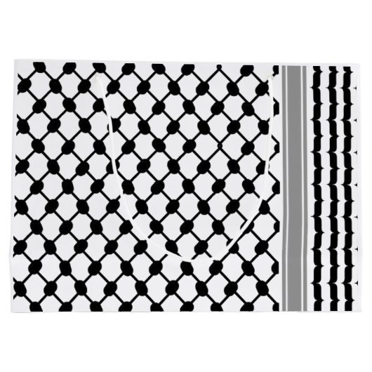 パレスチナの八田ケフィエさん結婚は ラージペーパーバッグ (裏面)