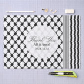 パレスチナの八田ケフィエさん結婚は 薄葉紙 (クラフト)