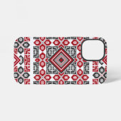 パレスチナの刺繍パターン 2 iPhoneケース (裏面横)
