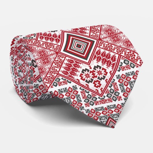 パレスチナの刺繍模様 2 ネクタイ (ロール)