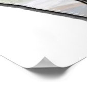 パレスチナの地図とアラブレタリング ポスター (角)