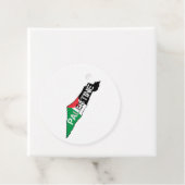 パレスチナの地図に掲載されている無料パレスチナ国旗 フェイバータグ (インサイチュ)