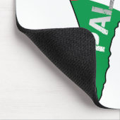 パレスチナの地図に掲載されている無料パレスチナ国旗 マウスパッド (コーナー)