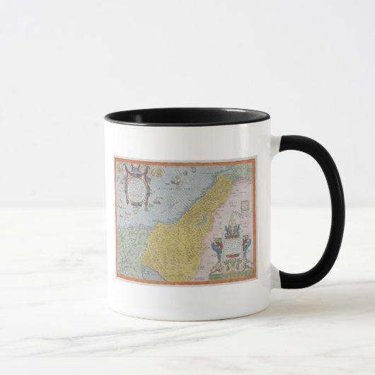 パレスチナの地図 マグカップ (右)