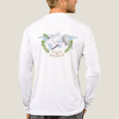 パレスチナの声 - 人類は正義のために泣くT トライブレンドTシャツ (背面)